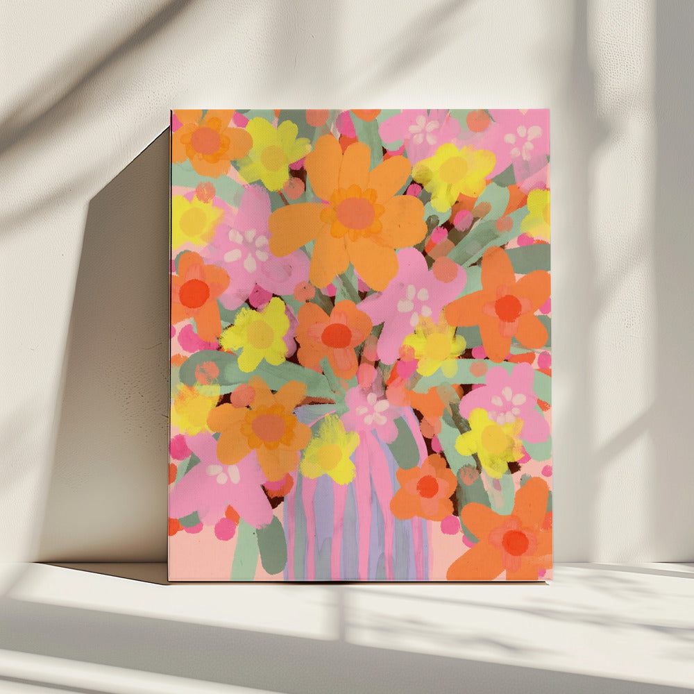 Levendige bloesems | Canvas