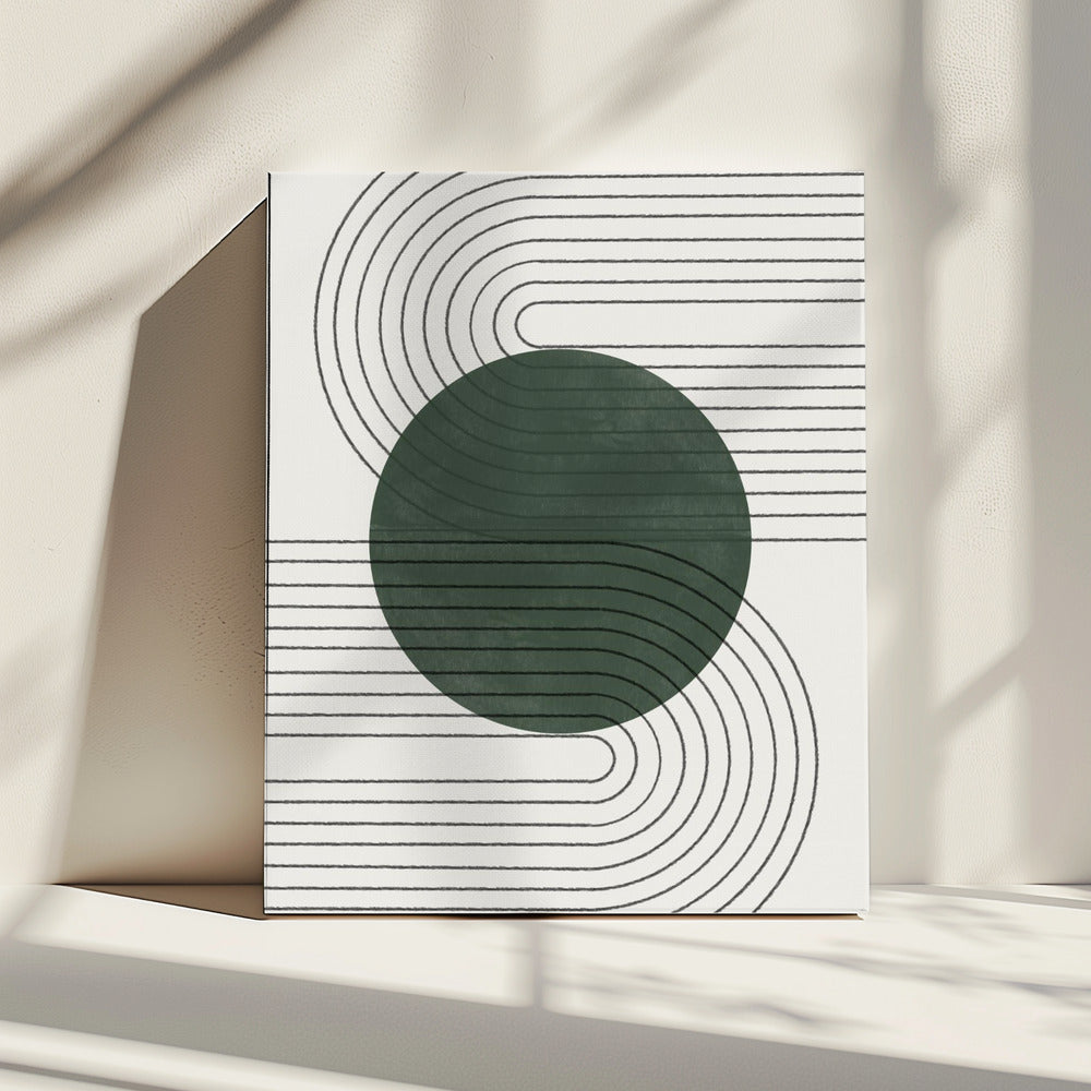 Gebogen Harmonie | Canvas