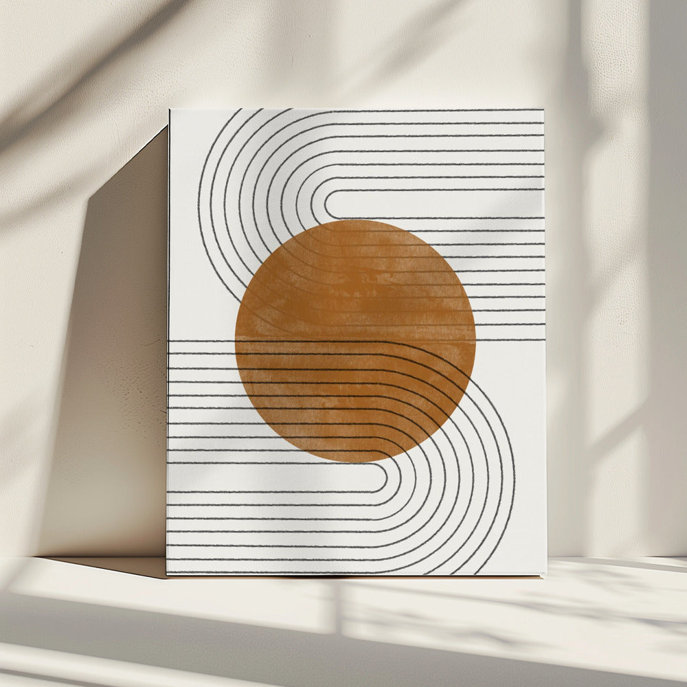 Curved Echoes | Canvas
