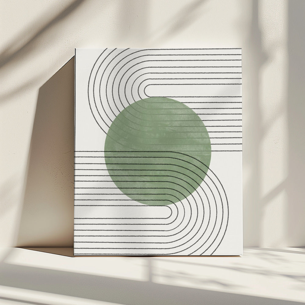 Gebogen Harmonie | Canvas