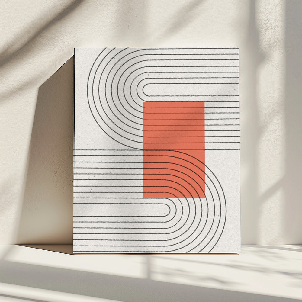 Gebogen Harmonie | Canvas