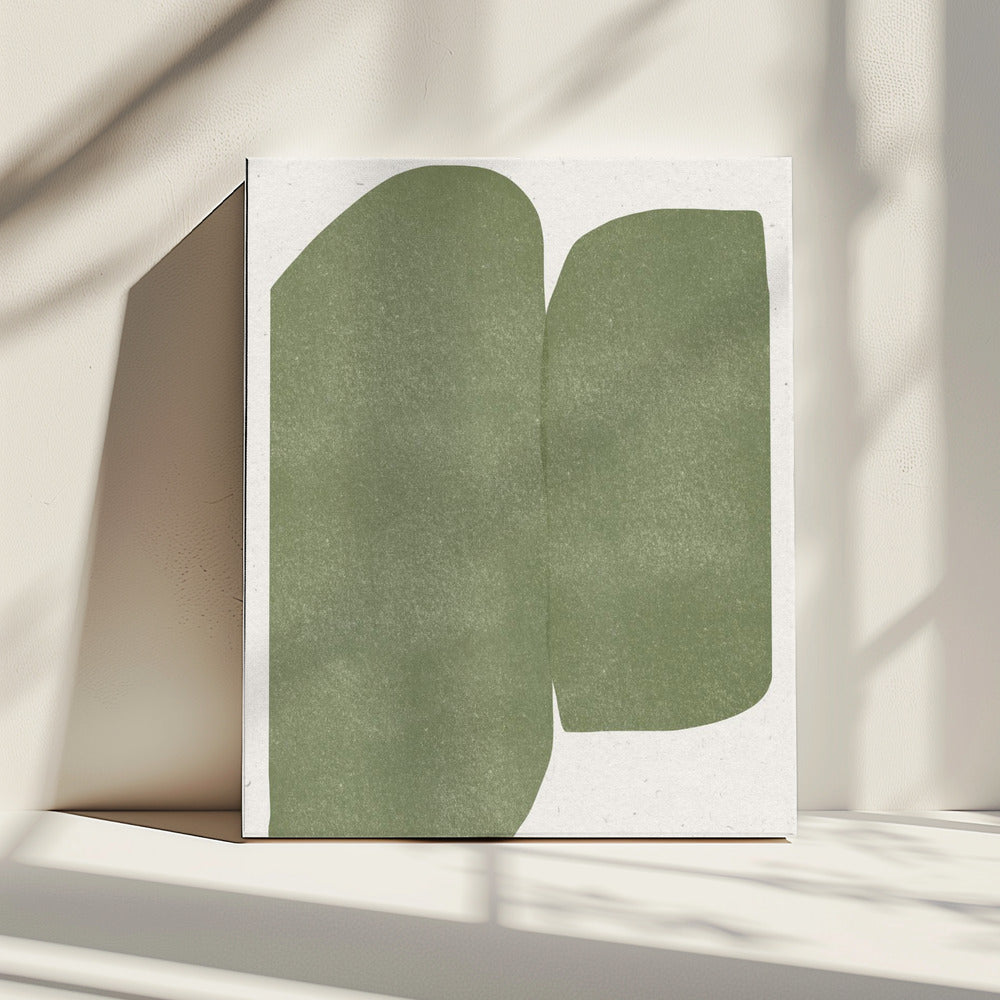 Smaragdgroene Echoes | Canvas
