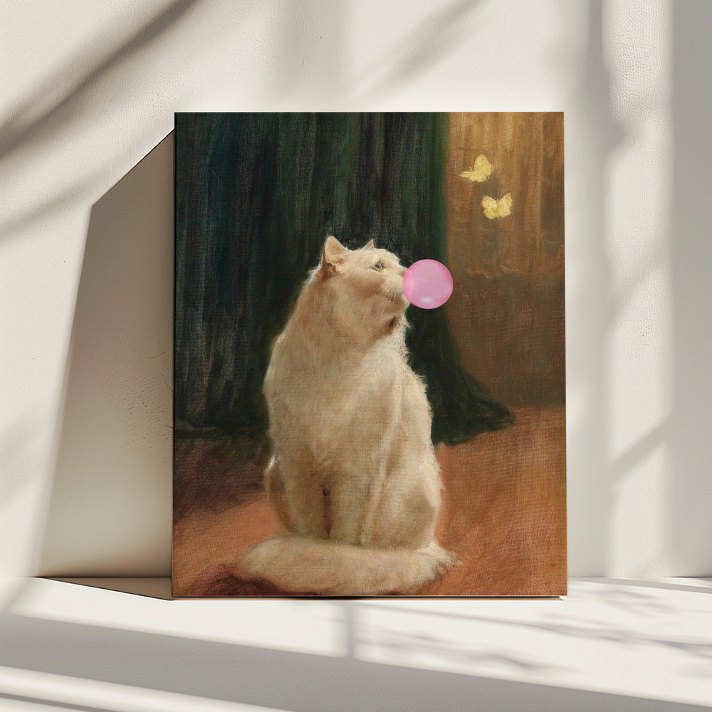 Bubble Gum en Kat | Canvas