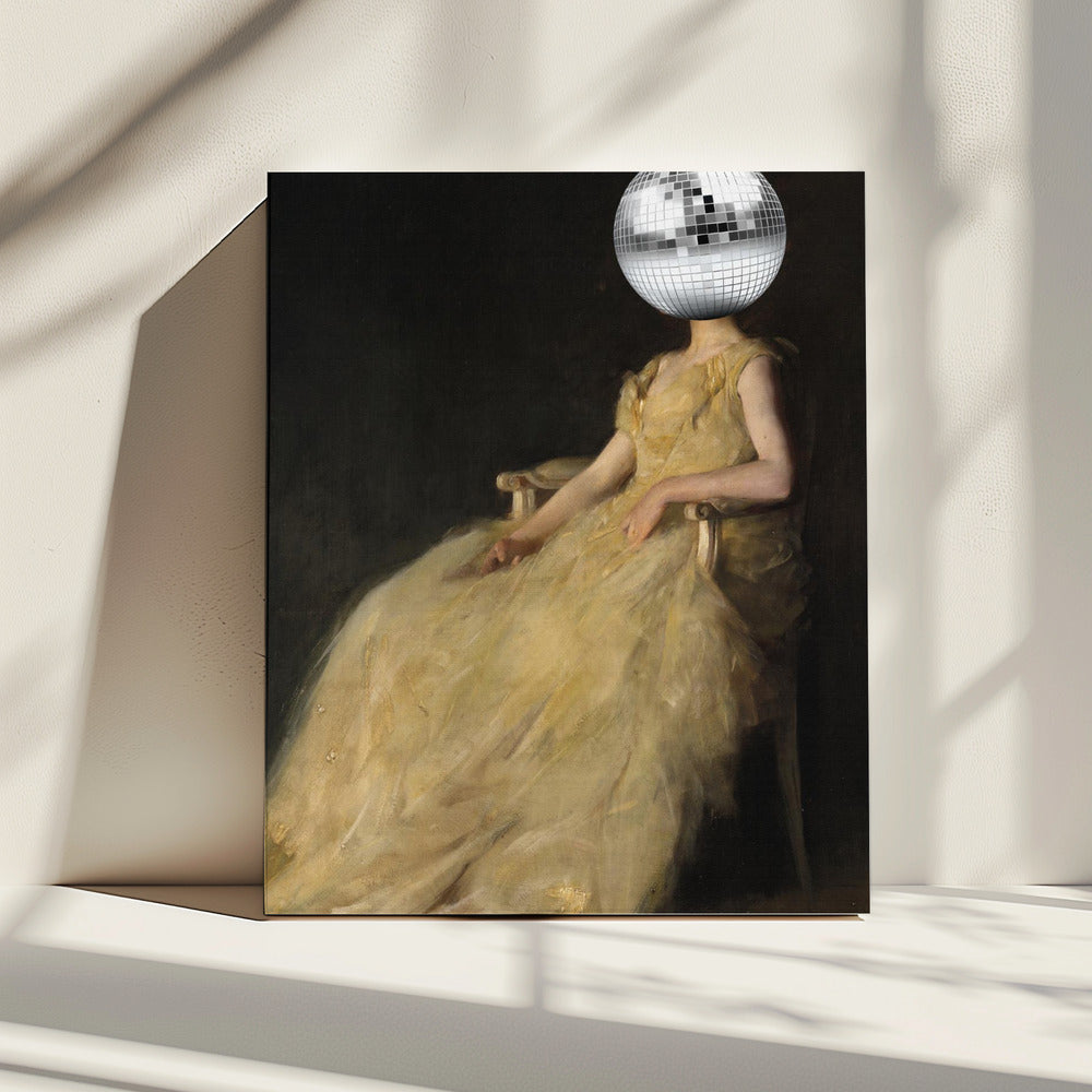 Disco Head Vintage Collage | Canvas