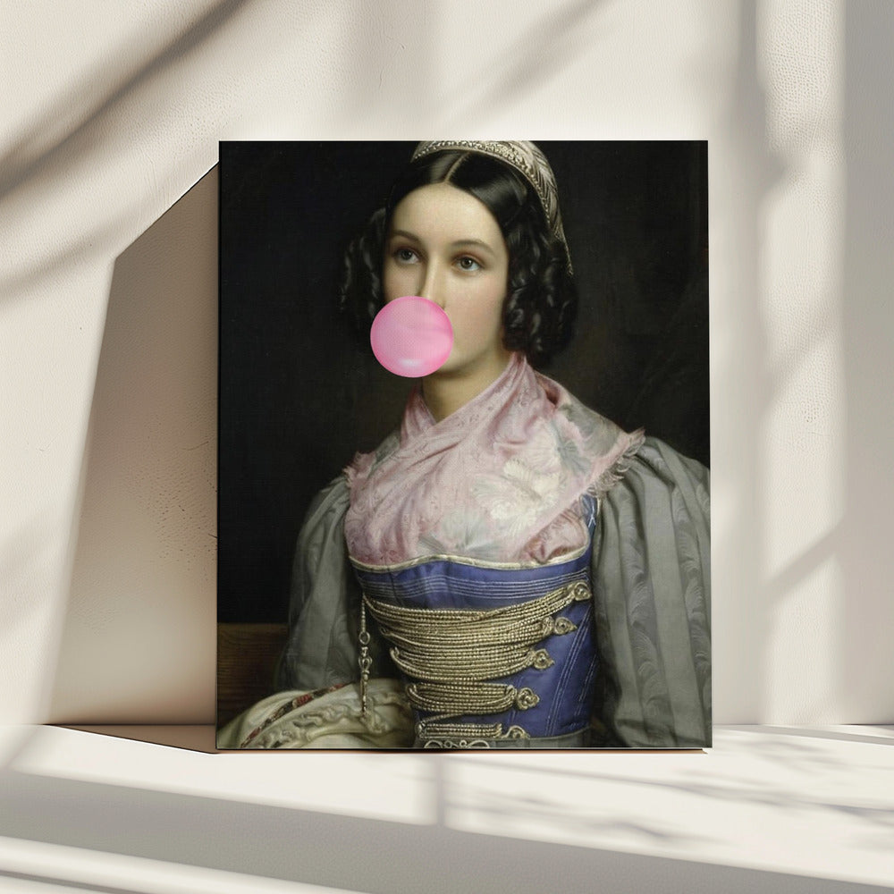 Bubble Gum Portret | Canvas