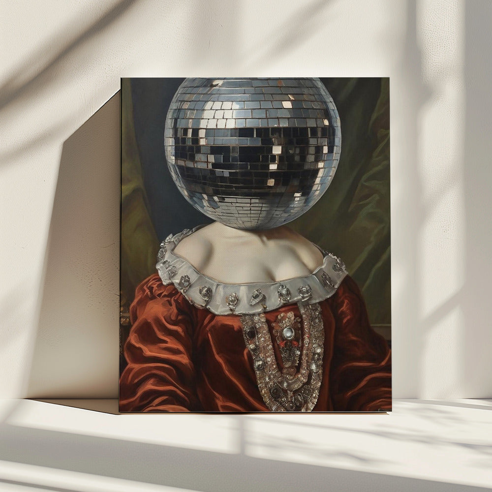 Antieke discobal | Canvas
