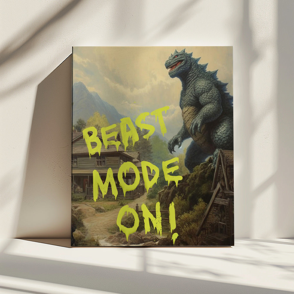 Beestmodus aan | Canvas