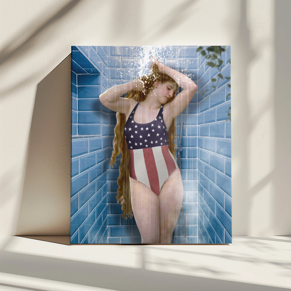 Schoonheid onder de douche | Canvas