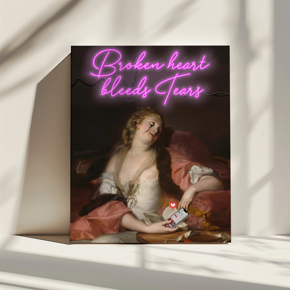 Gebroken Hart | Canvas