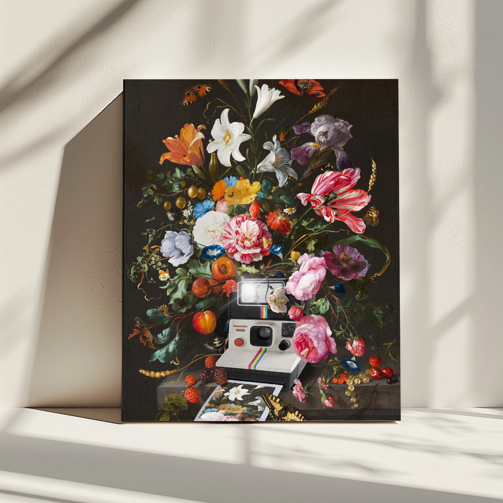 Bloemen Instant Foto | Canvas