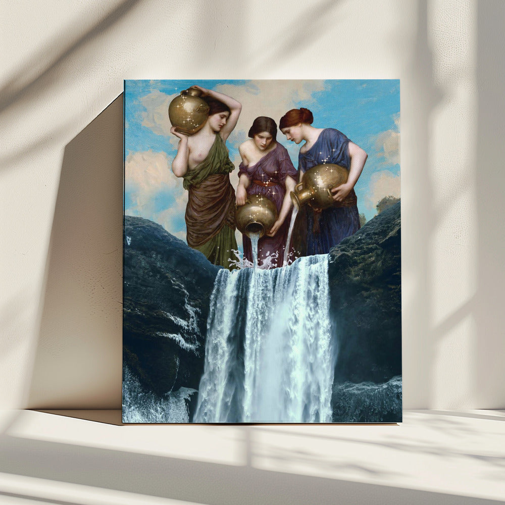 Magische waterval | Canvas