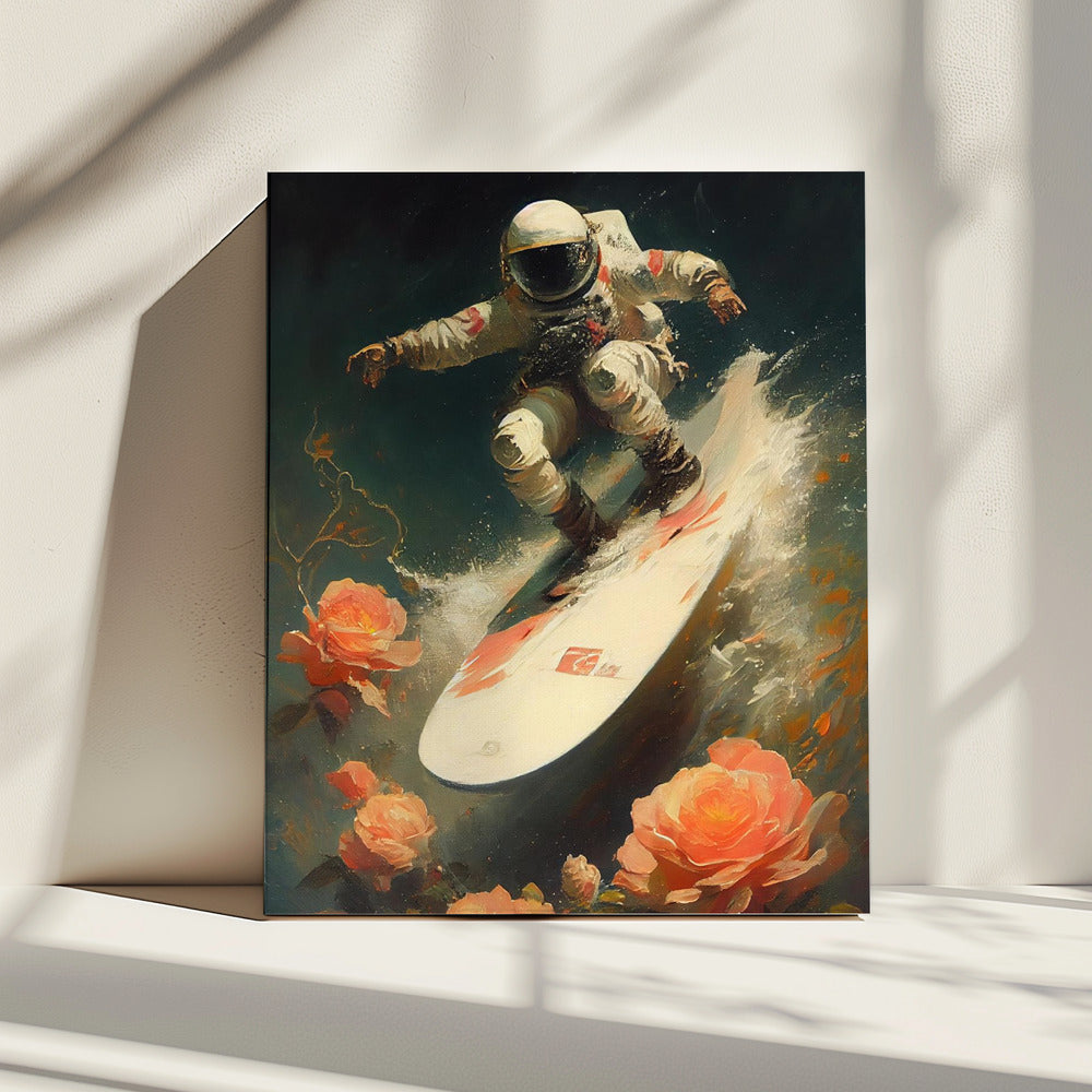 Mijn Space Wave | Canvas