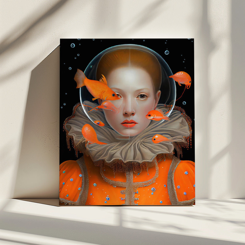 De Prinses van de Diepzee | Canvas