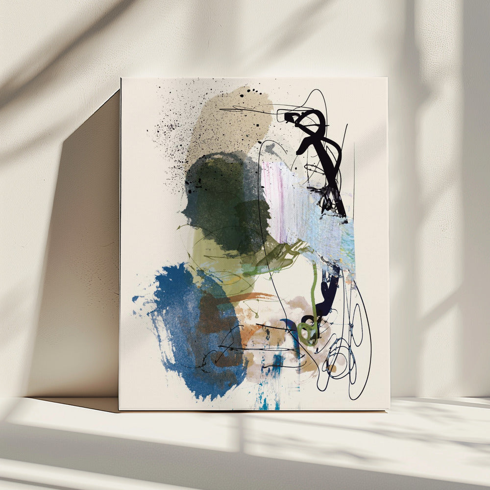 Tweeling Abstract | Canvas