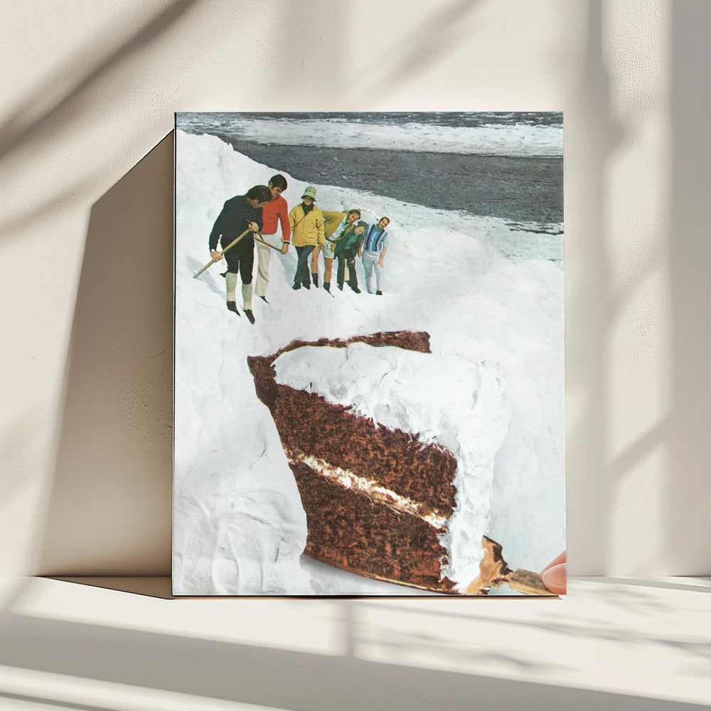 Gletsjerkalftaart - Dessert Sneeuwberg | Canvas
