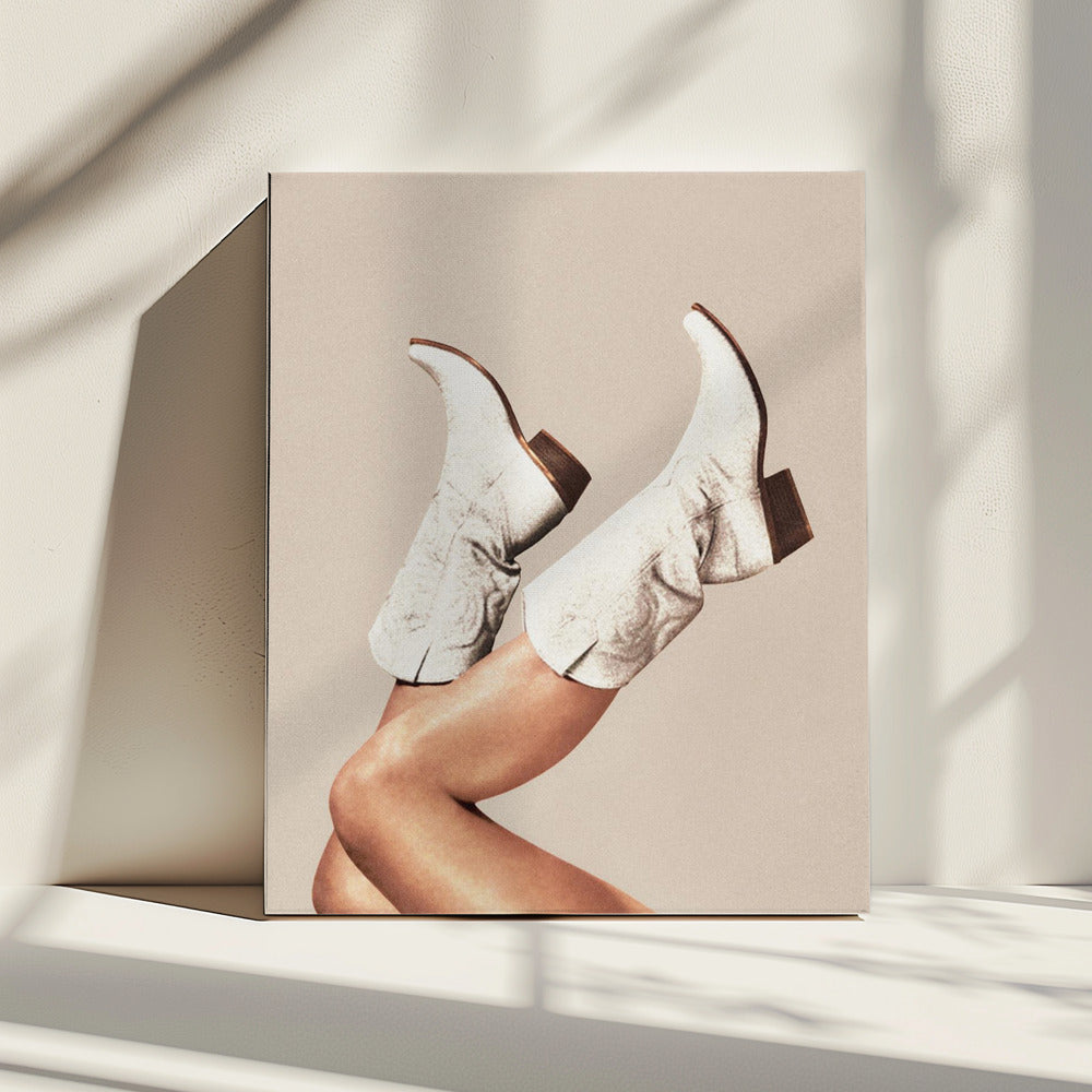 Deze laarzen - Neutraal / Beige | Canvas