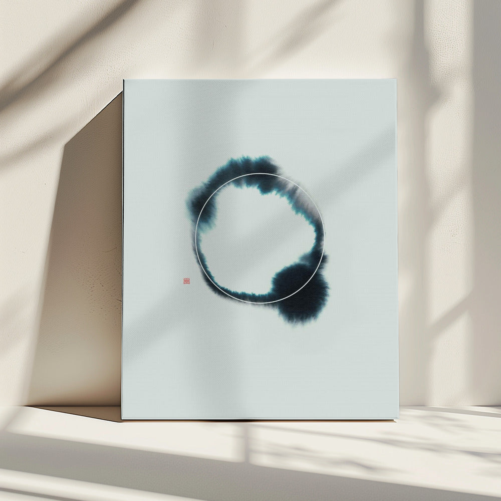 Cirkel nr. 2 | Blauw | Canvas