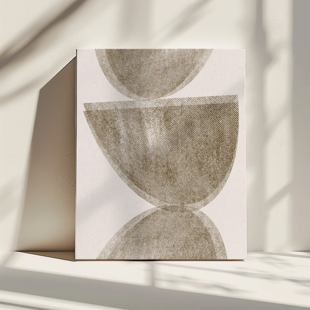 Gebogen reflecties | Canvas