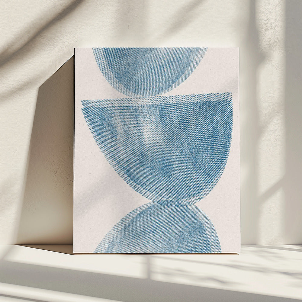 Blauwe Bol Balans | Canvas