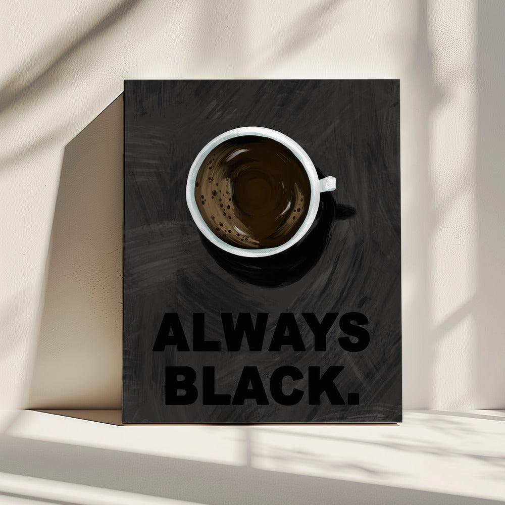 Zwarte koffie | Canvas