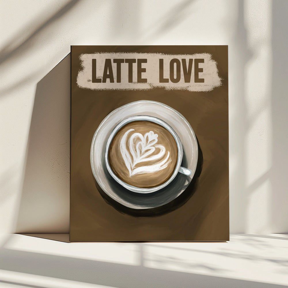 Latte Liefde | Canvas