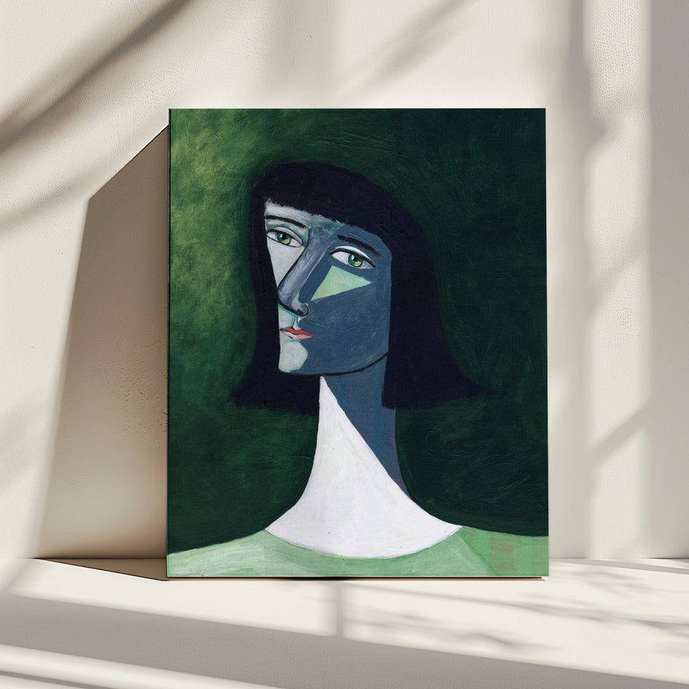 Vrouw in het licht | Canvas