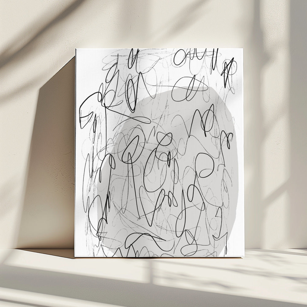 Chaotische wervelwind | Canvas