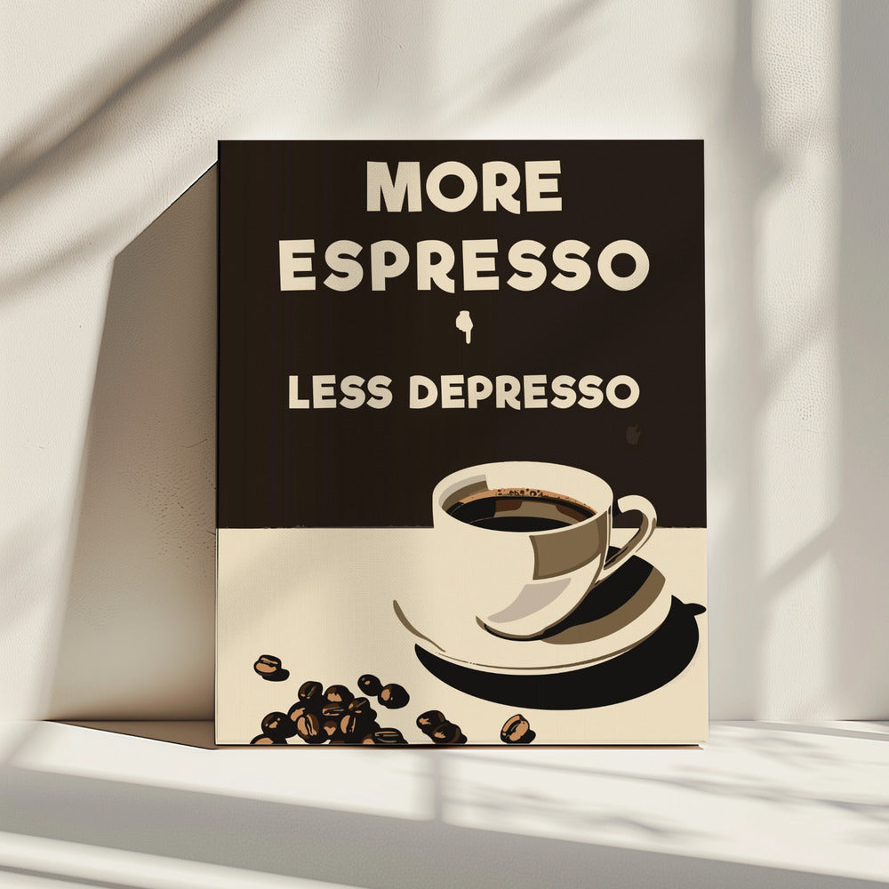 Meer espresso - minder depressie | Canvas