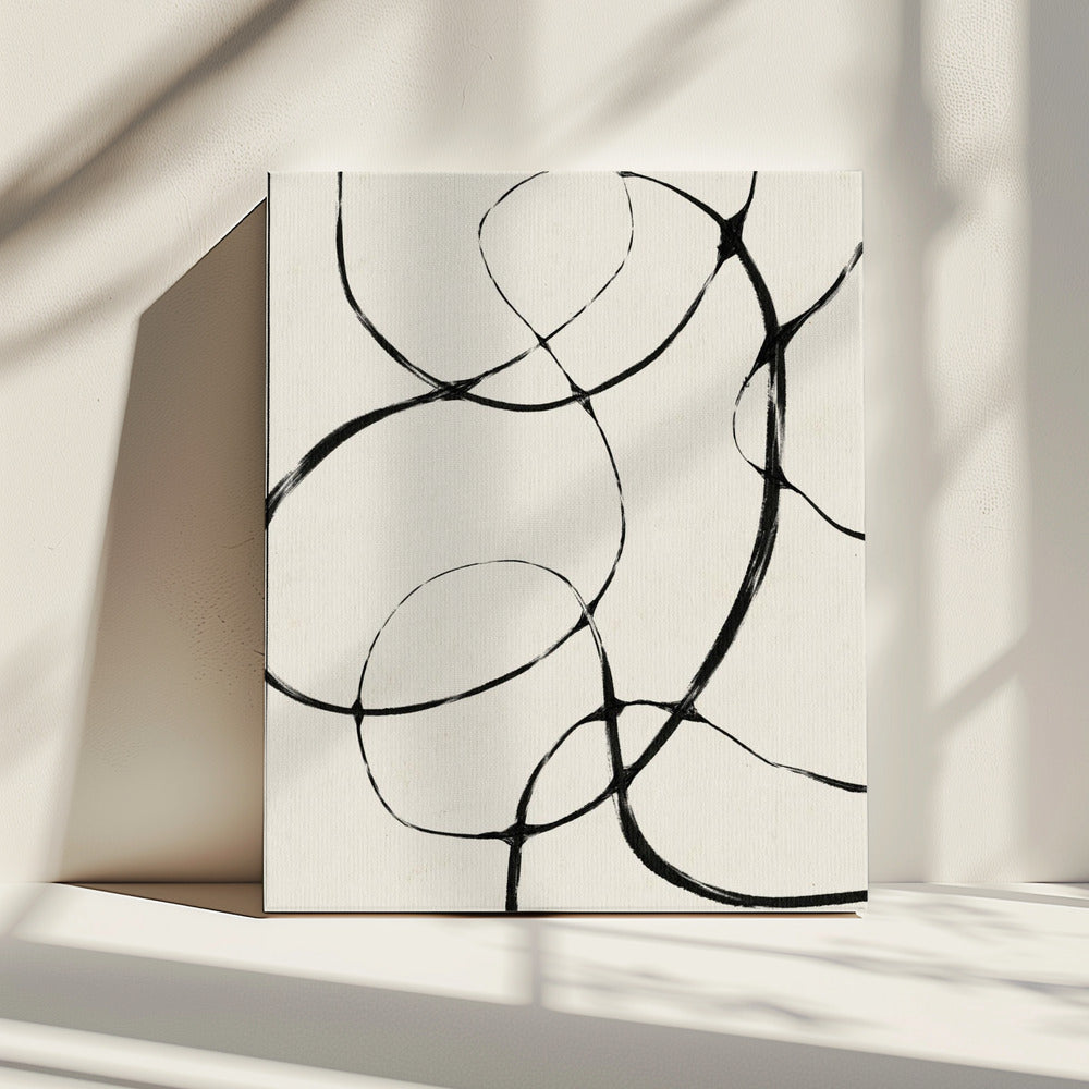 Verstrengelde lijnen | Canvas