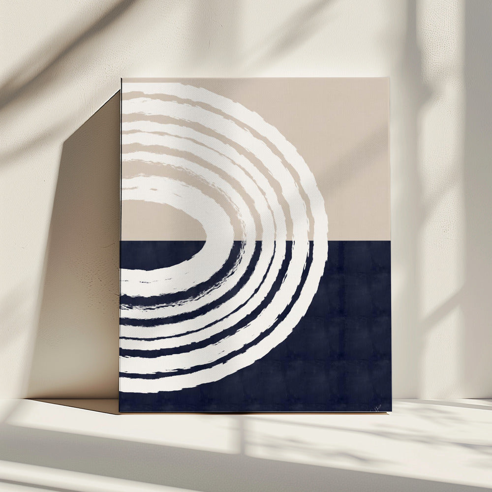 Blauwe regenboog | Canvas
