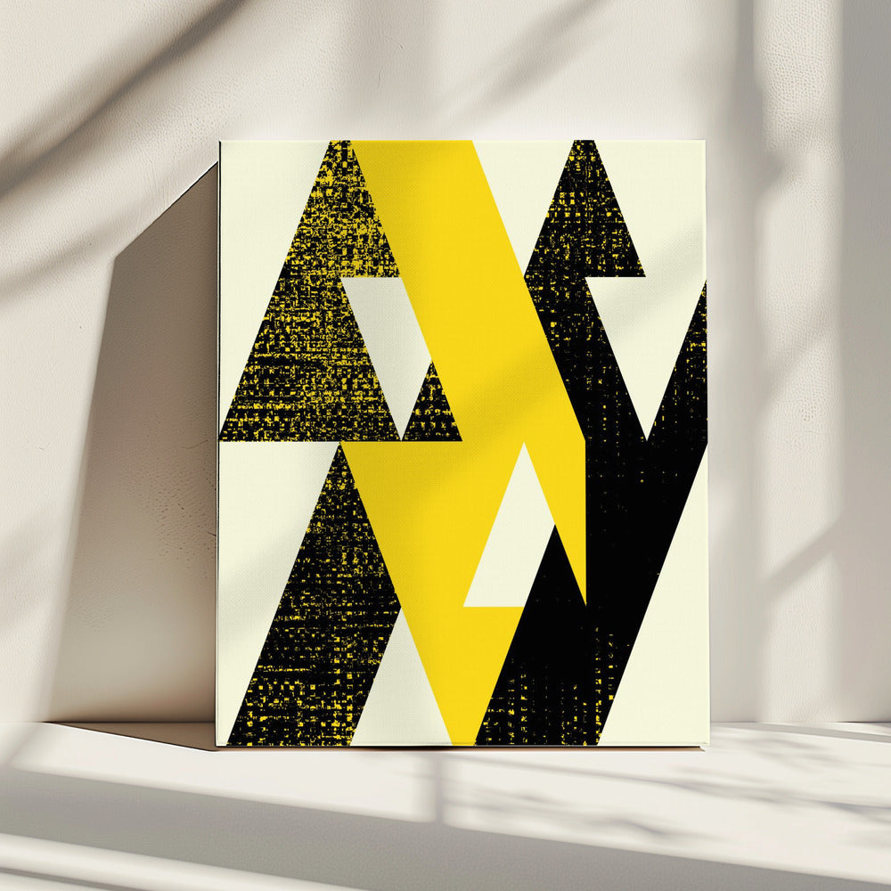 Abstracte geometrische vormen | Canvas