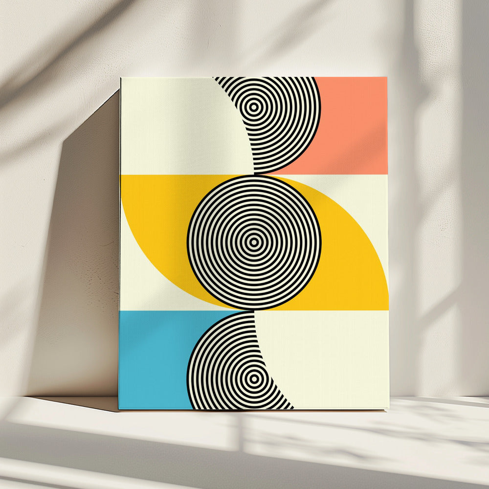 Cirkels in harmonie | Canvas