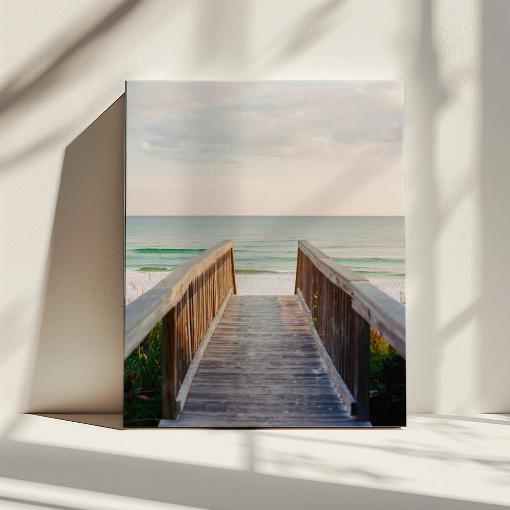 Pastel Oceaan Zonsondergang VIII | Canvas