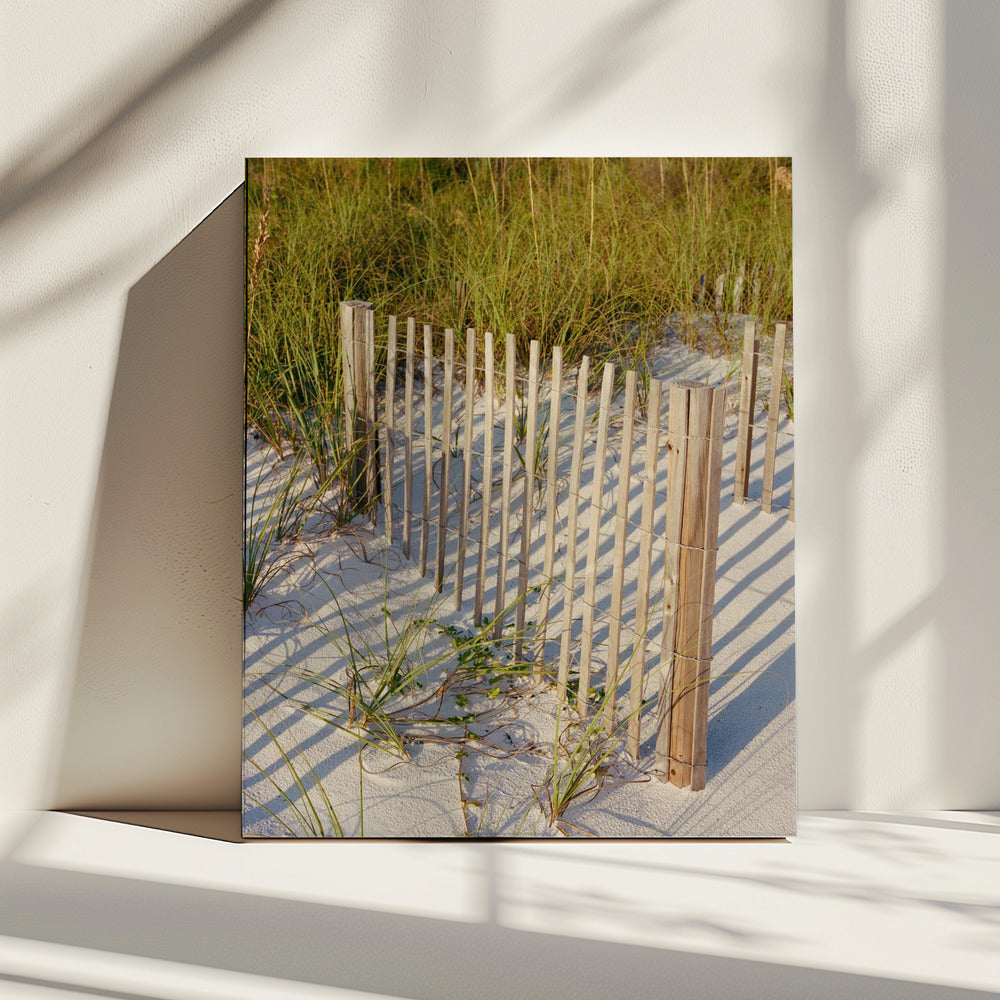 Wandeling op het strand III | Canvas