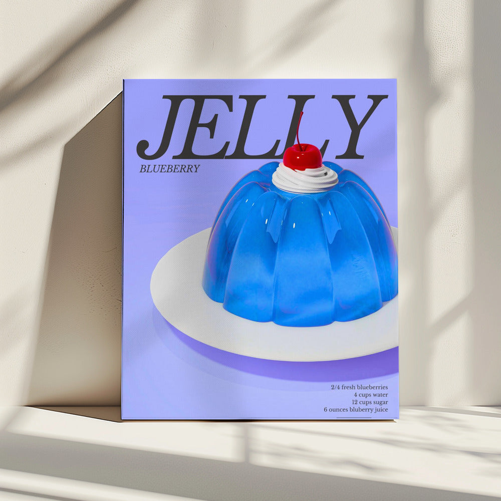 Blauwe Jelly | Canvas