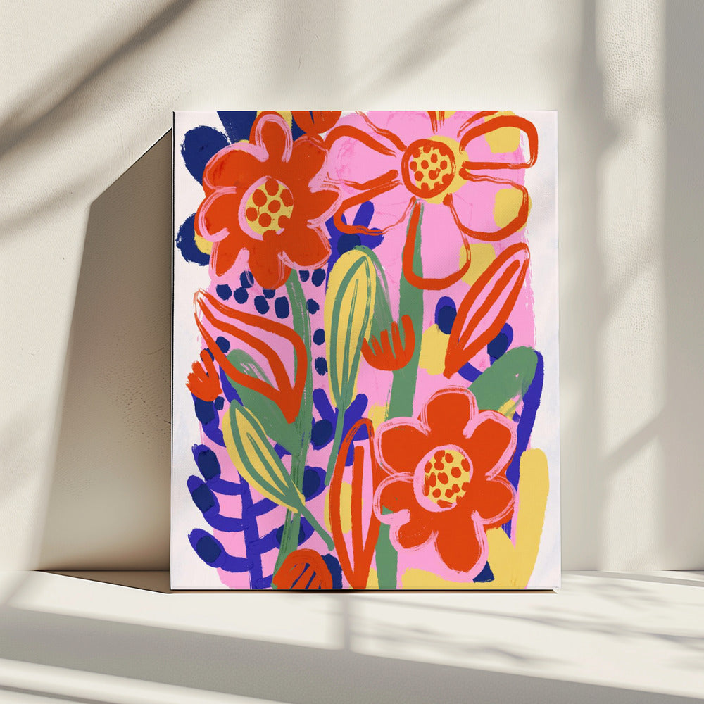Bloemen Joyburst | Canvas