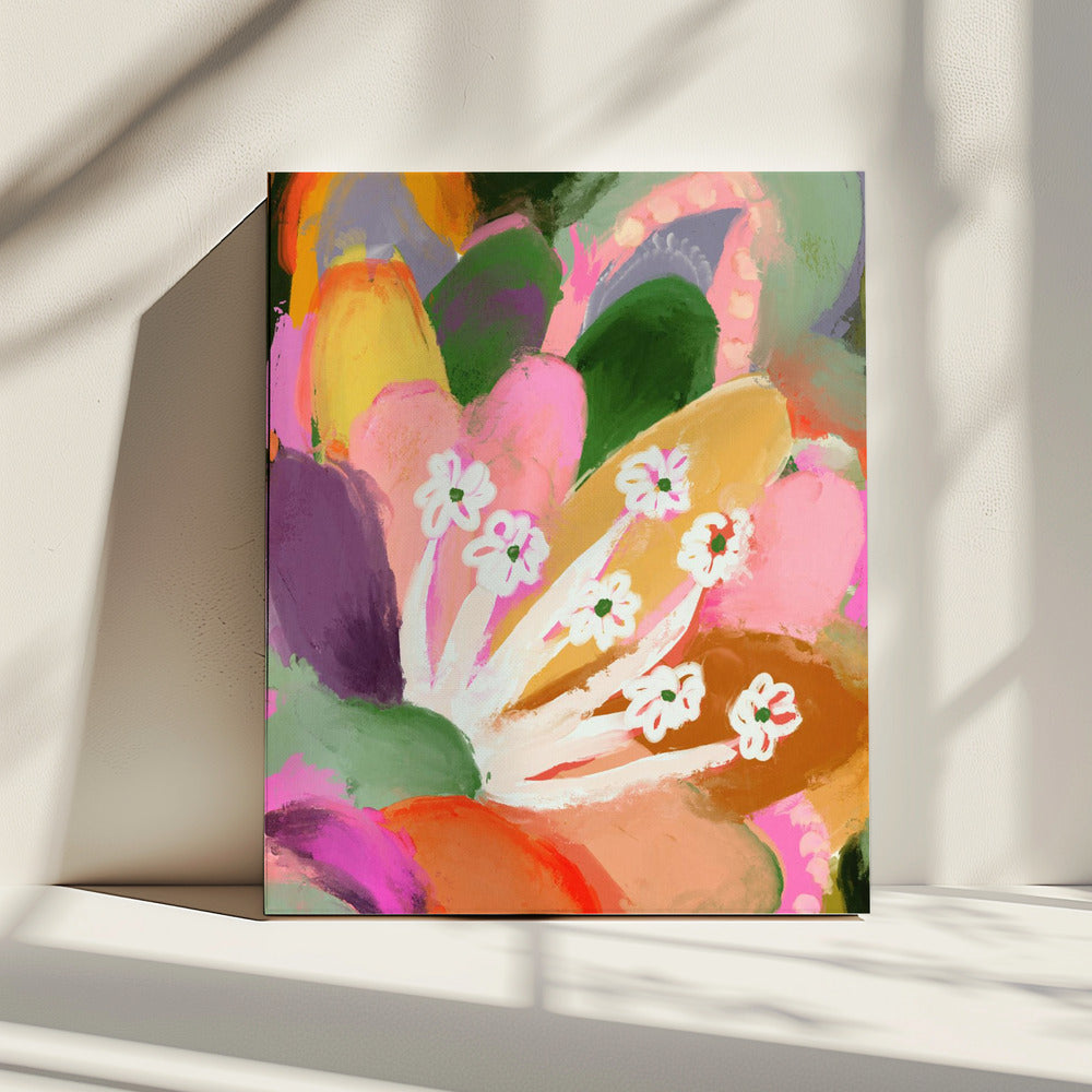 Bloeiende Fluisteringen | Canvas