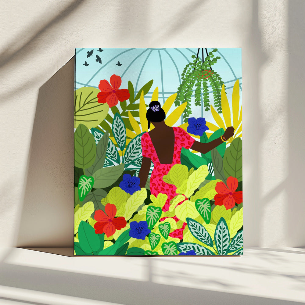 Wandelen in mijn kas | Canvas
