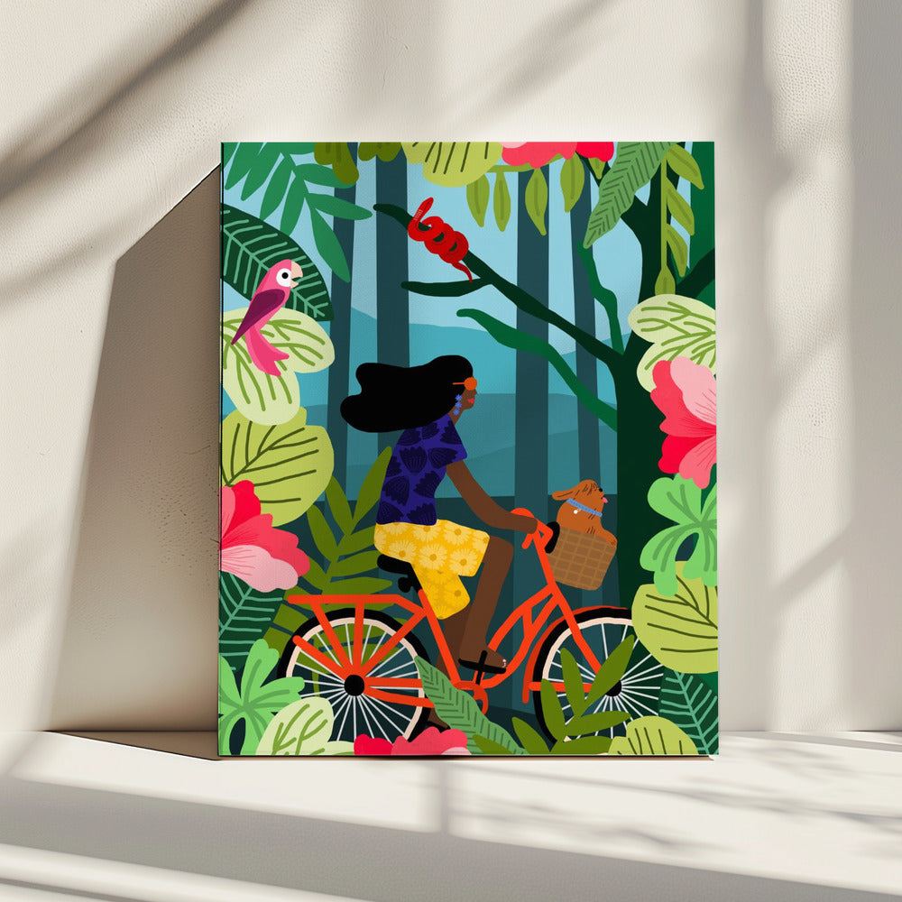 Junglefietsen | Canvas