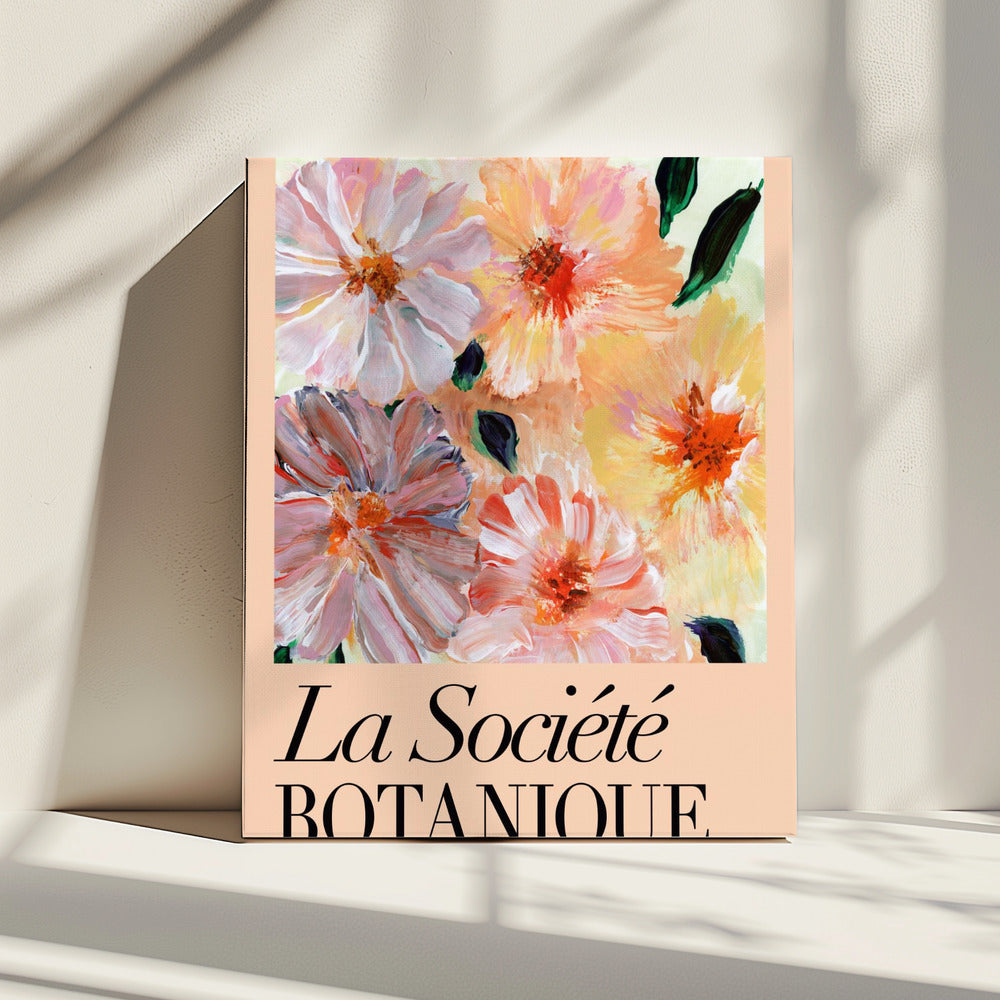 La Société Botanique Perzikbloemen | Canvas