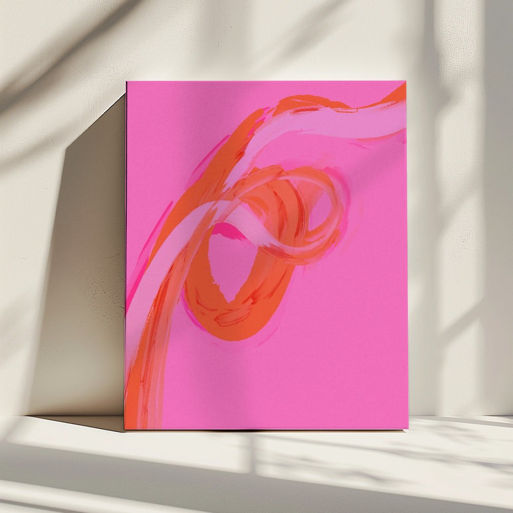 Levendige wervelbeweging | Canvas