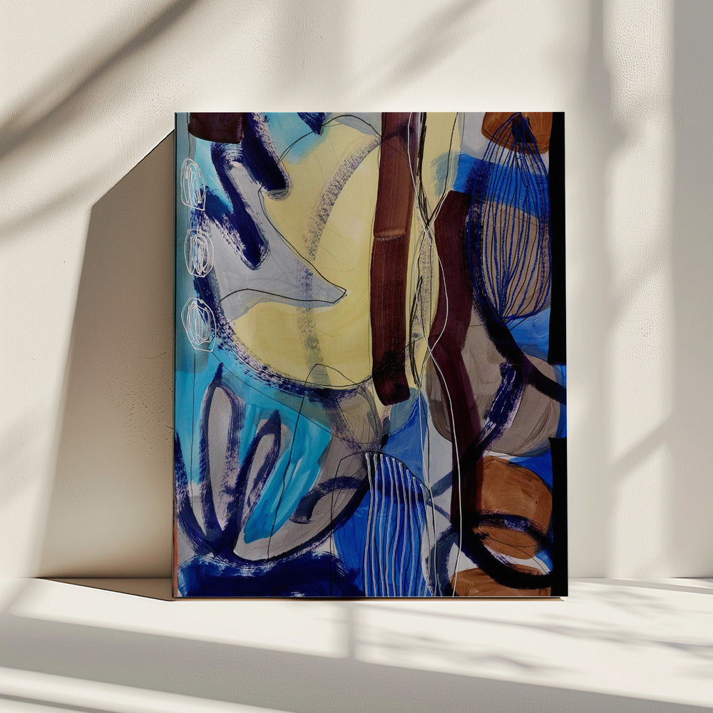 Kleine Vis, Grote Vis I | Canvas