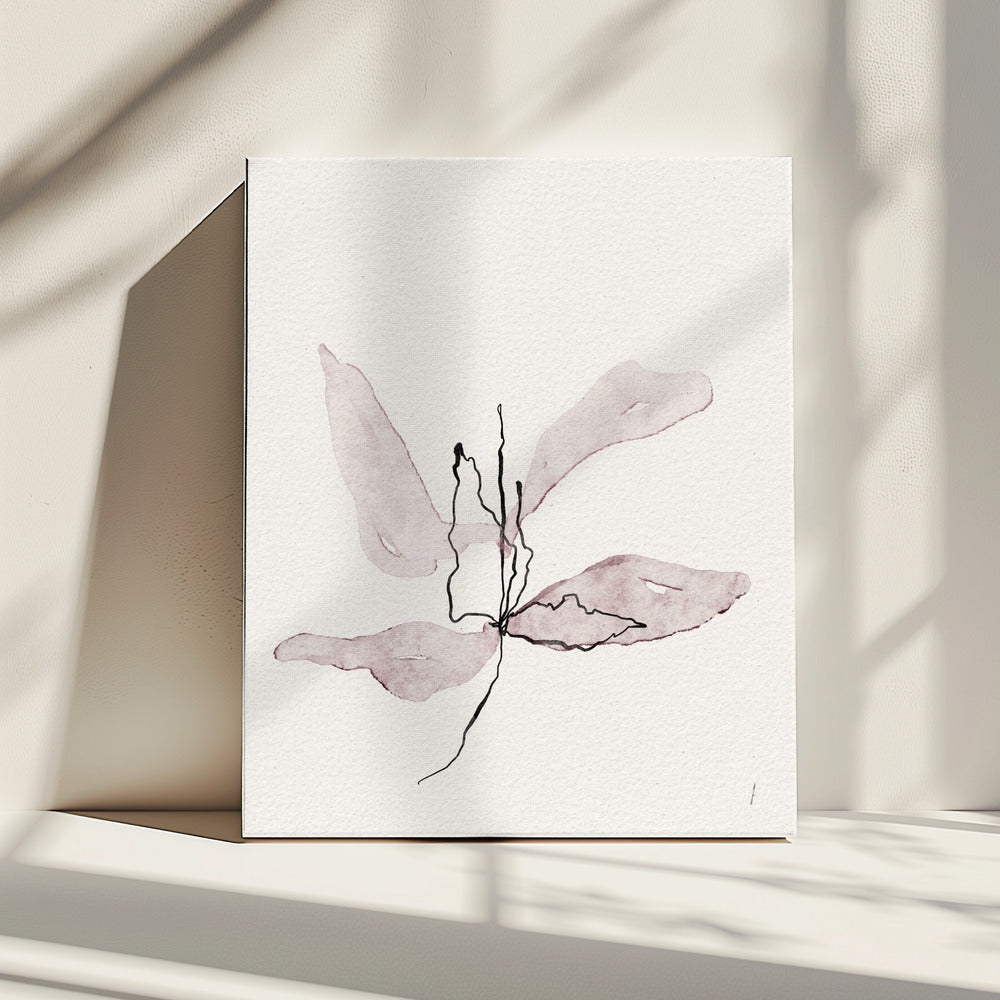 Delicate Bloemblaadjesdans | Canvas