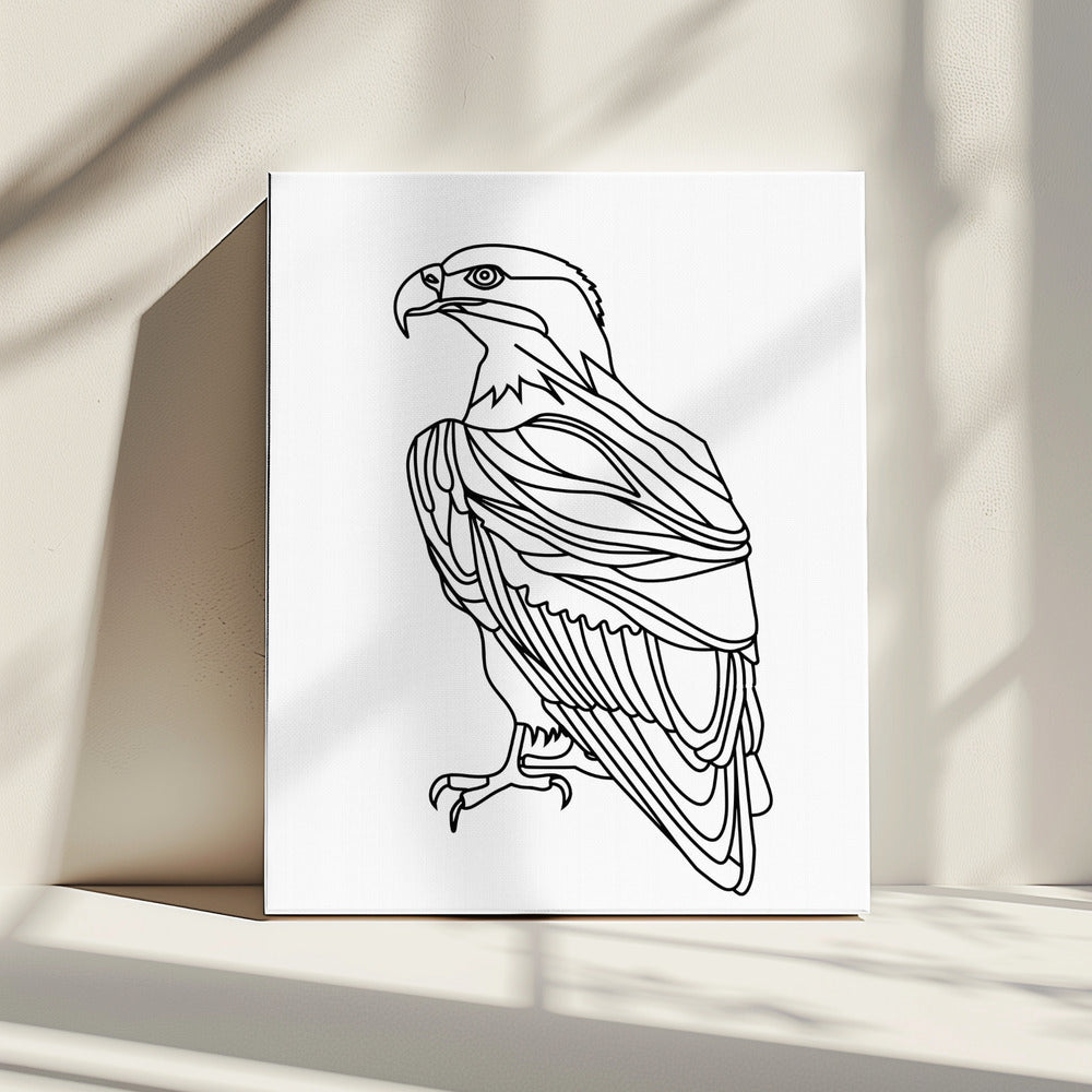 Lijn Adelaar | Canvas
