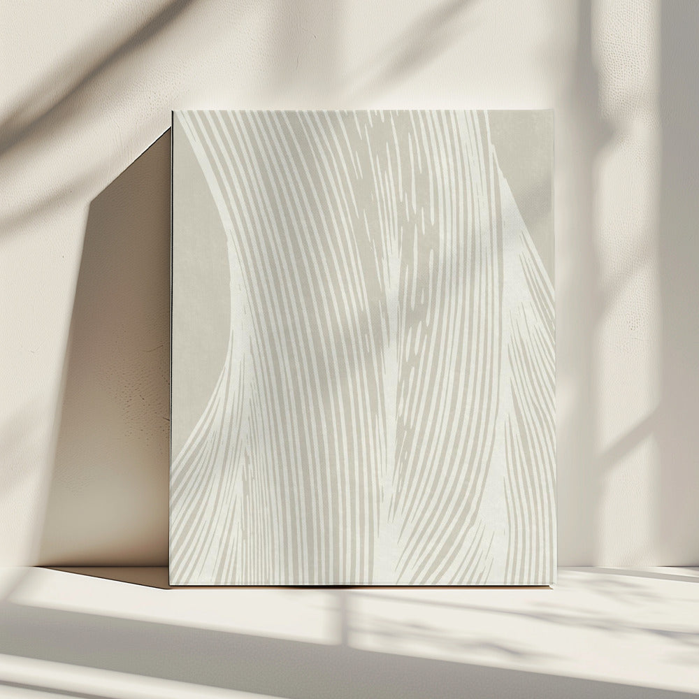 Abstract handgetekende lijn 04 | Canvas