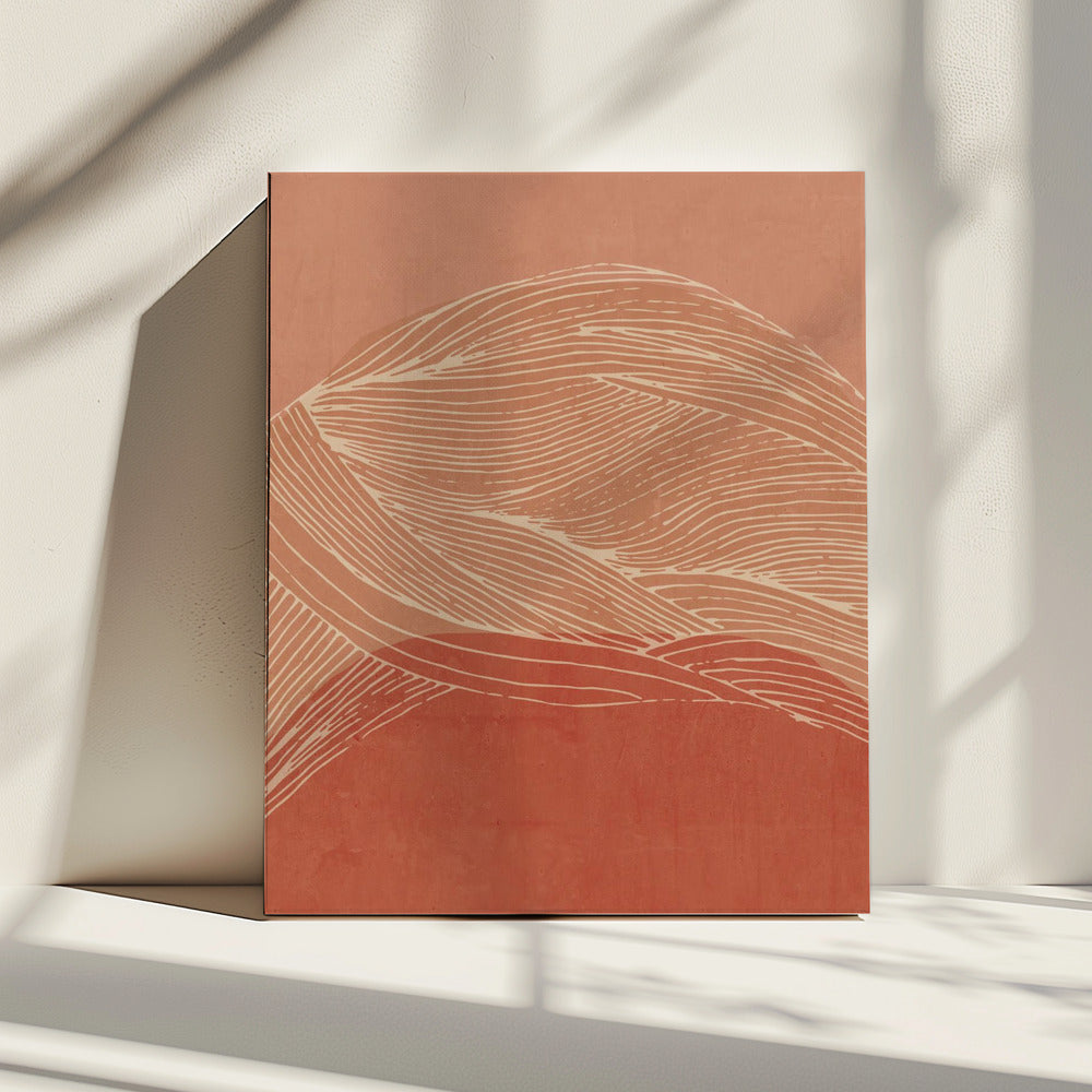 Abstract Van de weg | Canvas