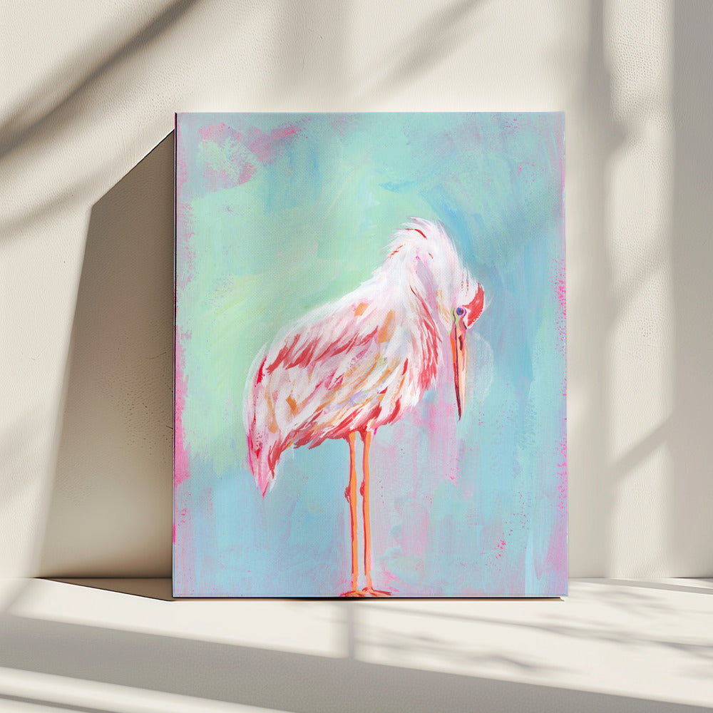 Sierlijke blos | Canvas