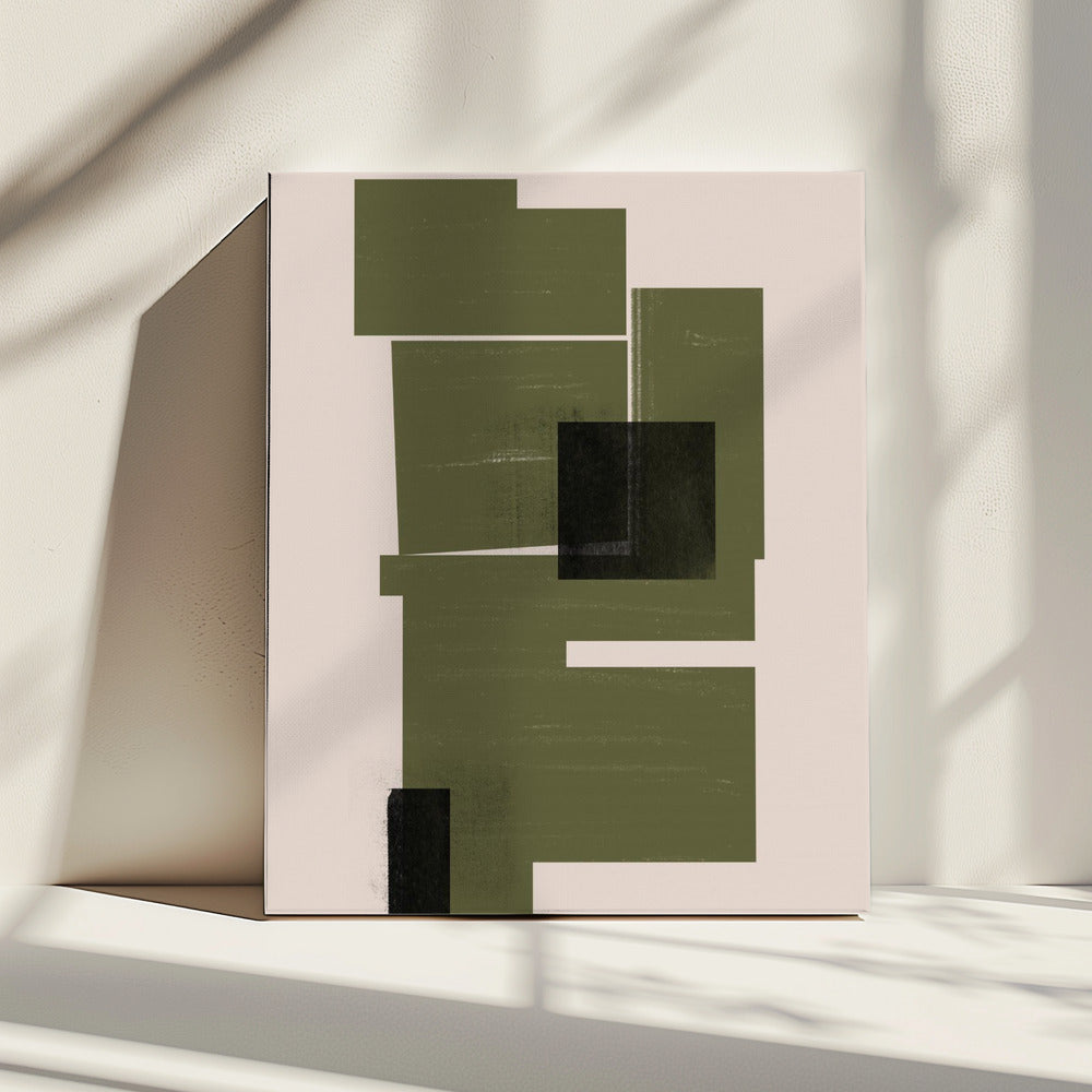 Gestructureerde blokken | Canvas