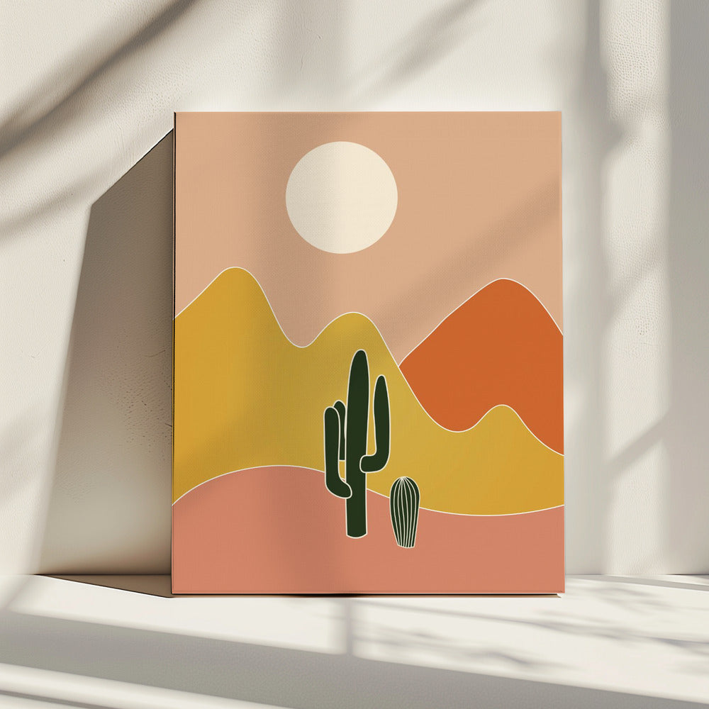 Californische woestijn | Canvas