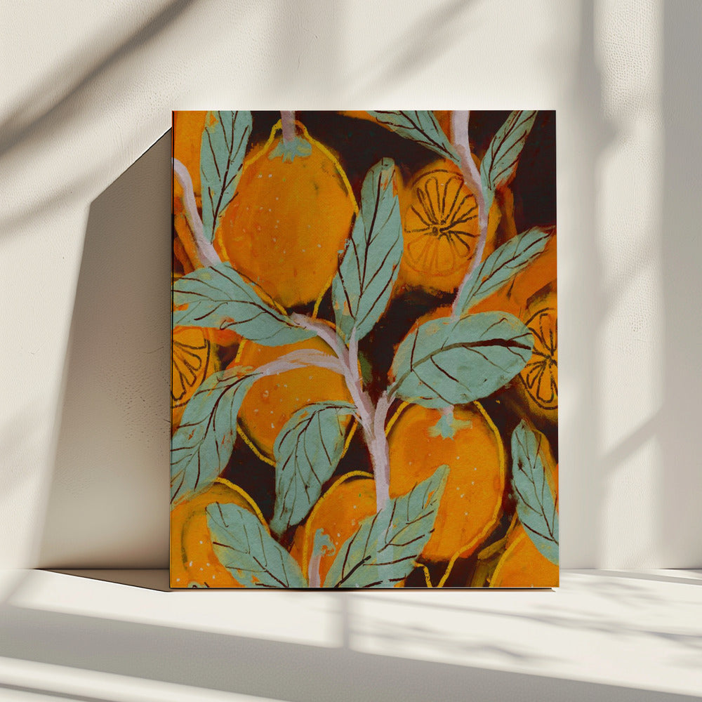 Sinaasappelboomgaard Vibes | Canvas